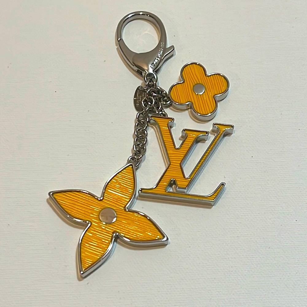 Louis Vuitton Yellow Key Chain Bag Charm